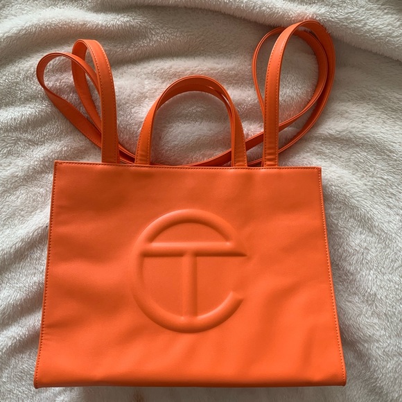 Telfar Handbags - Medium Orange TELFAR Bag!!!!!